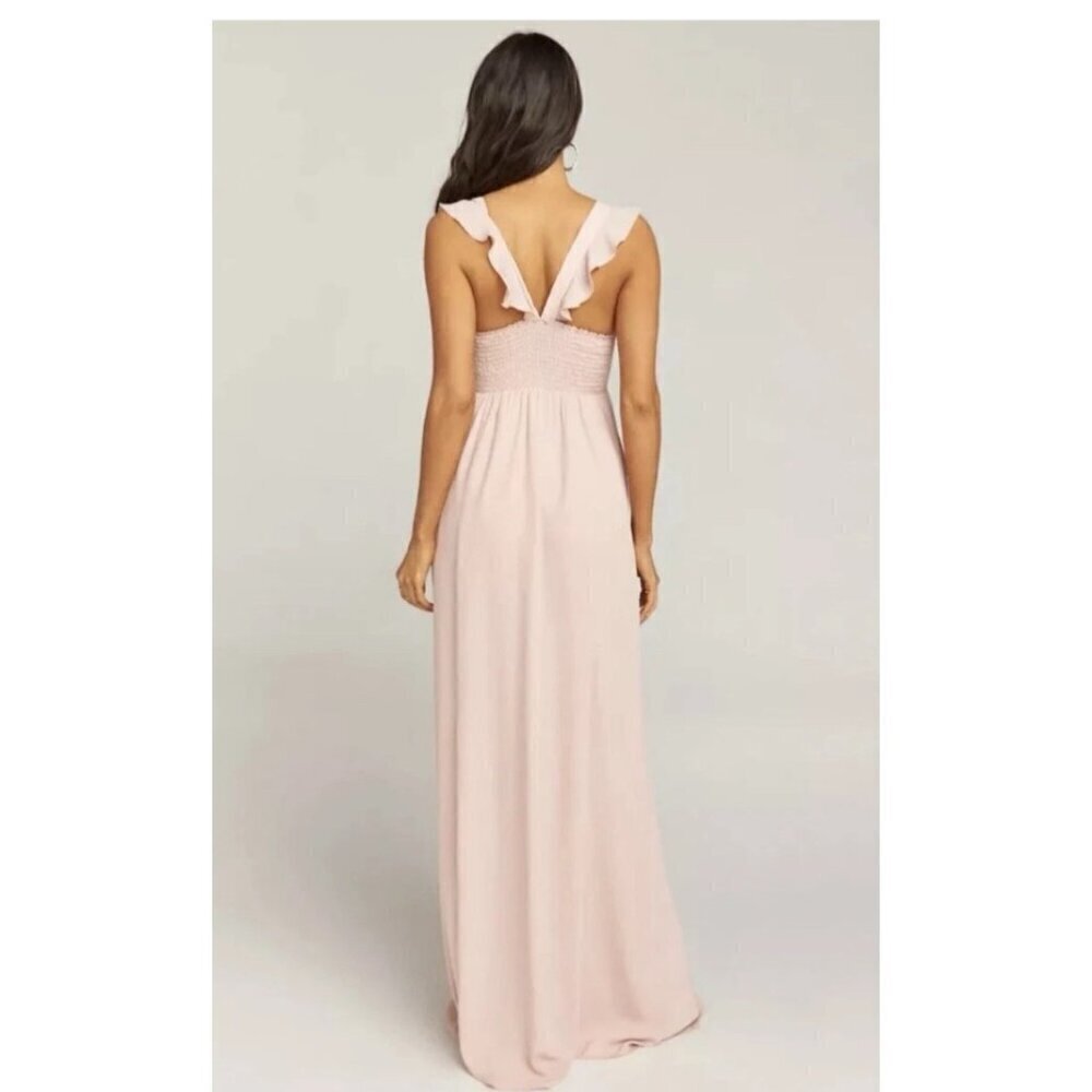 Show Me your Mumu Womens Dress June Maxi party dress Size Small color beige